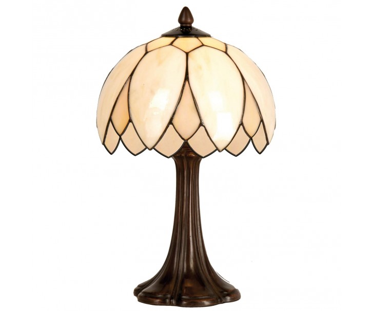 Stolní lampa Tiffany Pivoine - Ø 25*42 cm 1x E14 / max 60w Clayre & Eef