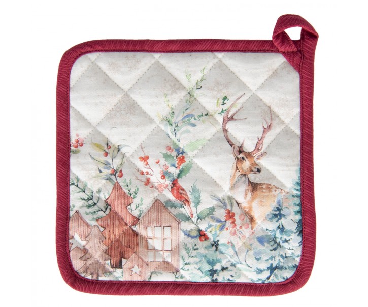 Chňapka -podložka Dearly Christmas - 18*30 cm Clayre & Eef