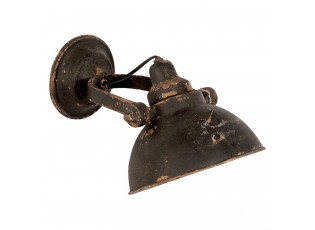 Nástěnná černá retro lampa - 21*30*19 cm E14/25W