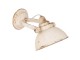 Nástěnná bílá retro lampa - 21*30*19 cm E14/25W Clayre & Eef