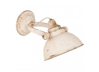 Nástěnná bílá retro lampa - 21*30*19 cm E14/25W