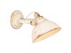 Nástěnná bílá retro lampa - 21*30*19 cm E14/25W Clayre & Eef