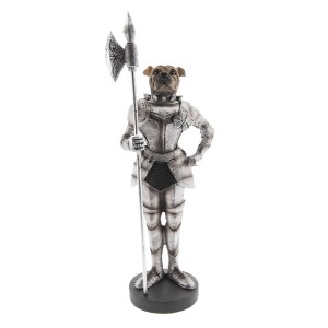 Dekorace Pes v brnění - 13*9*33 cm