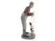 Dekorace muž s loutkou Pinocchio - 16*14*36 cm Clayre & Eef
