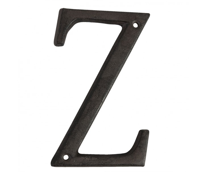 Nástěnné kovové písmeno Z - 13 cm Clayre & Eef
