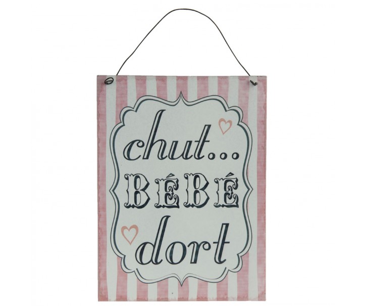 Kovová cedule Chut Bebe - 20*15 cm Clayre & Eef
