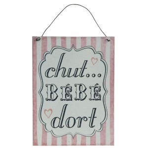 Kovová cedule Chut Bebe - 20*15 cm