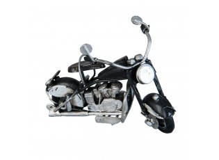 Kovový retro model černé motorky - 11*6*7 cm