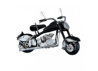 Kovový retro model černé motorky - 11*6*7 cm