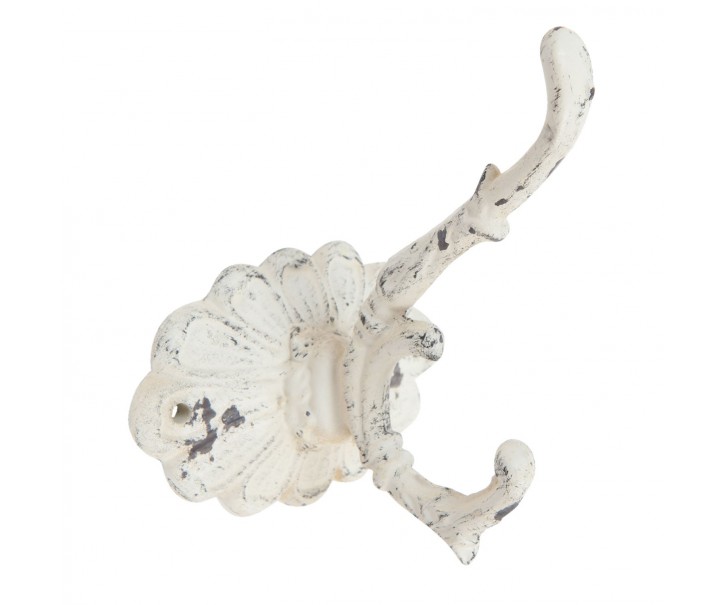 Nástěnný vintage háček s patinou - 10*10*13 cm Clayre & Eef