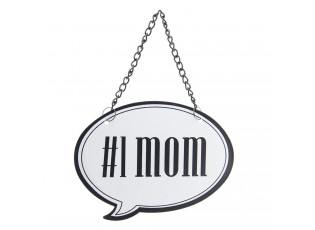 Nástěnná kovová cedule 1Mom - 11*8 cm