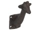 Hnědý nástěnný háček Žirafa - 10*4*7 cm Clayre & Eef