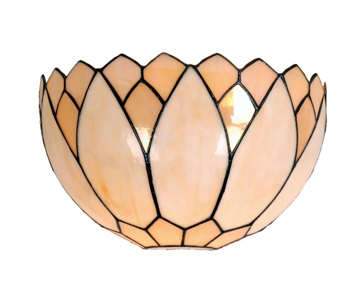 Nástěnná lampa Tiffany Pivoine - 30*15*20 cm 1x E14 / Max 40W Clayre & Eef