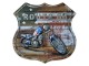 Nástěnný obraz Moto route 66 - 60*5.5*60 cm Clayre & Eef