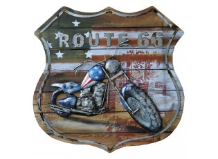 Nástěnný obraz Moto route 66 - 60*5.5*60 cm
