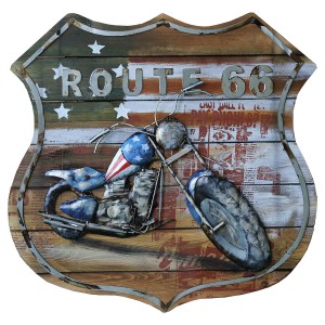 Nástěnný obraz Moto route 66 - 60*5.5*60 cm
