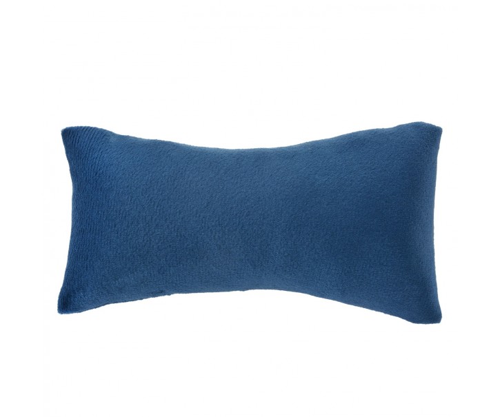 Modrý chlupatý polštář Velvet na náramky - 13*7 cm Clayre & Eef
