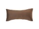 Hnědý chlupatý polštář Velvet na náramky - 13*7 cm Clayre & Eef