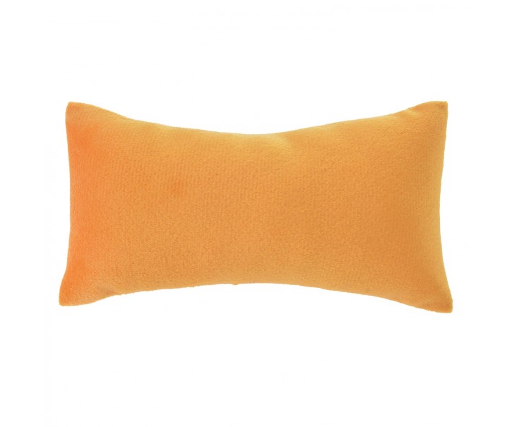 Žlutý chlupatý polštář Velvet na náramky - 13*7 cm Clayre & Eef