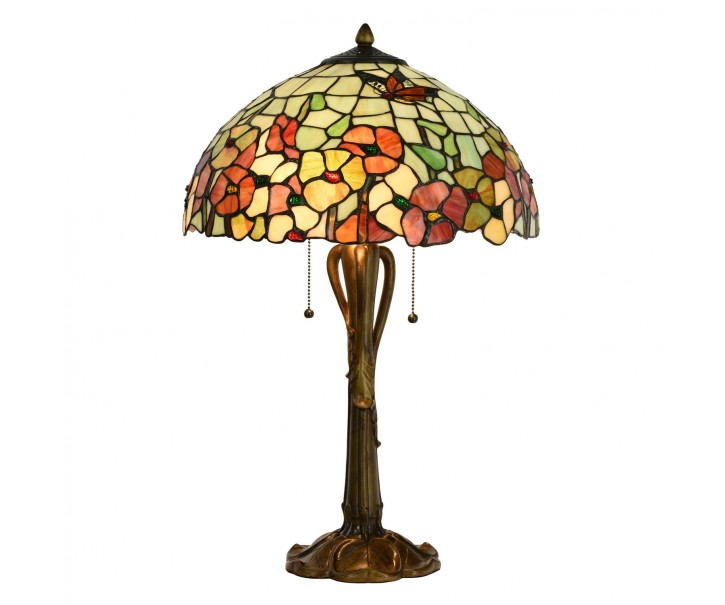 Stolní lampa Tiffany Esmée - Ø 40*63 cm E27/2*60W Clayre & Eef