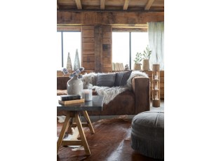 Kravská kůže s hnědým pálením - 230*240cm
