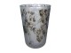  Veliký skleněný svícen Branches white - Ø 12*18cm Colmore by Diga