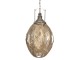 Zlatá kovová závěsná lampa Baldoin - 45*45*77/186 cm E27/max 1*40W Clayre & Eef