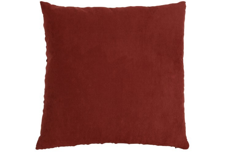Vínový proplétaný polštář Rust - 43*43 cm J-Line by Jolipa Vínový proplétaný polštář Rust - 43*43 cm J-Line by Jolipa