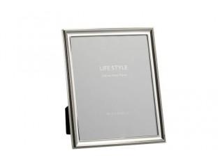 Stříbrný fotorámeček Lifestyle L - 23*1*28 cm