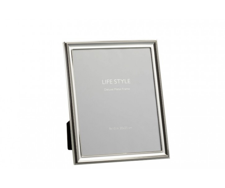 Stříbrný fotorámeček Lifestyle L - 23*1*28 cm J-Line by Jolipa
