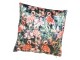 Zelený sametový polštář s plameňáky - 35*35cm Colmore by Diga
