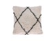 Béžovo-krémový polštář s třásněmi Diamond- 50*50cm HKLIVING