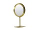 Bronzové kulaté stolní zrcadlo Lure antik bronze - 20*10*35 cm Light & Living