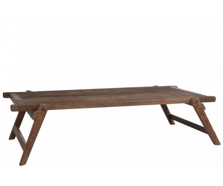 Konferenční stolek Army z recyklovaného dřeva - 175*85*42 cm J-Line by Jolipa