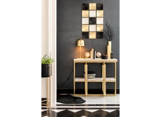 Černá chlupatá kožešina Pelt - 95*60 cm