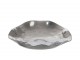 Stříbrný svícen na čajové svíčky Irregular - Ø 15*3 cm J-Line by Jolipa