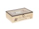 Dřevěný šicí box - 25*17*8 cm Clayre & Eef