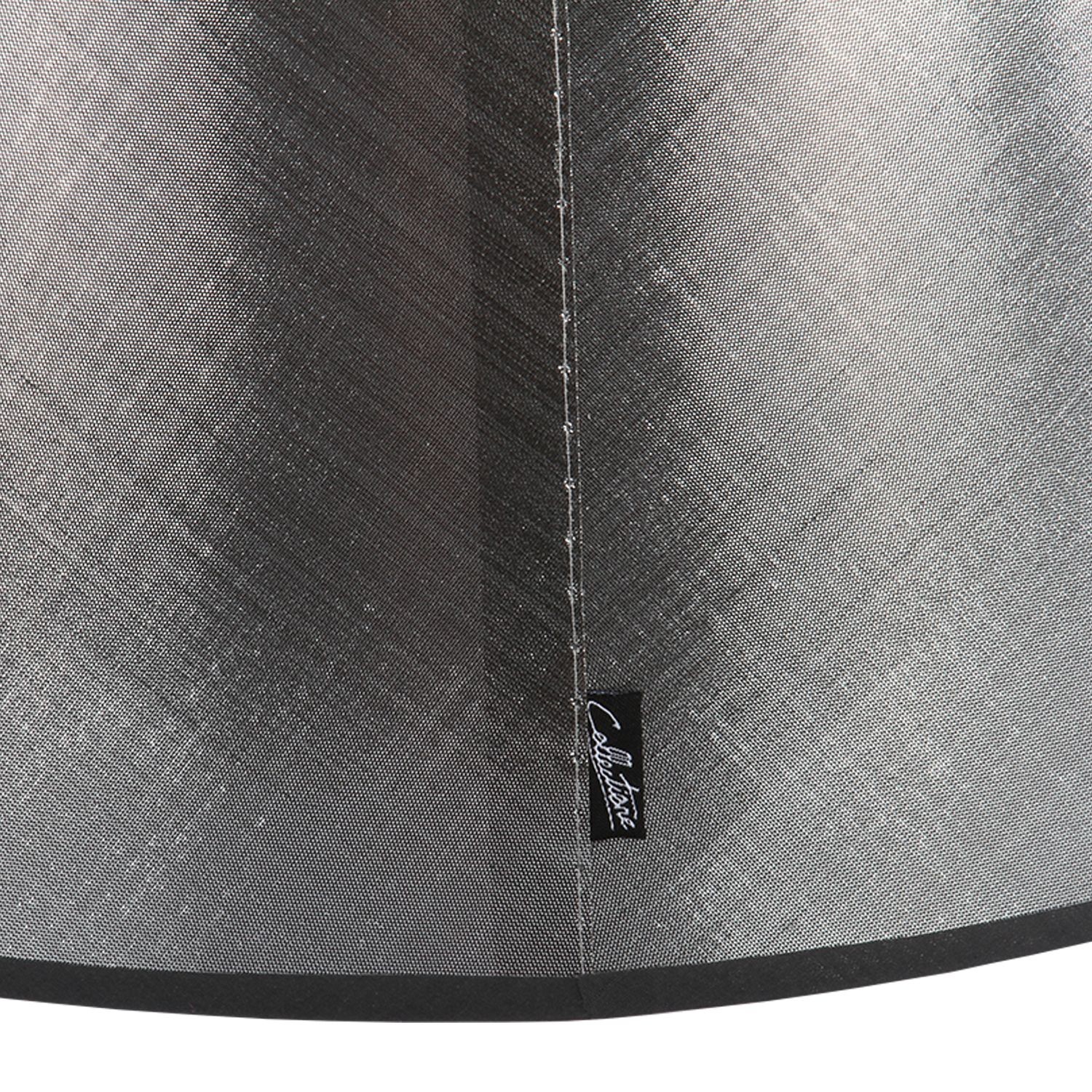 Stříbrno-černé stínidlo Azzuro drum - Ø20cm*11,5/ E27 Collectione Stříbrno-černé stínidlo Azzuro drum - Ø20cm*11,5/ E27 Collectione