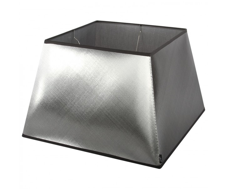 Stříbrno-černé stínidlo Azzuro square - 40*40*26,5cm/ E27 Collectione