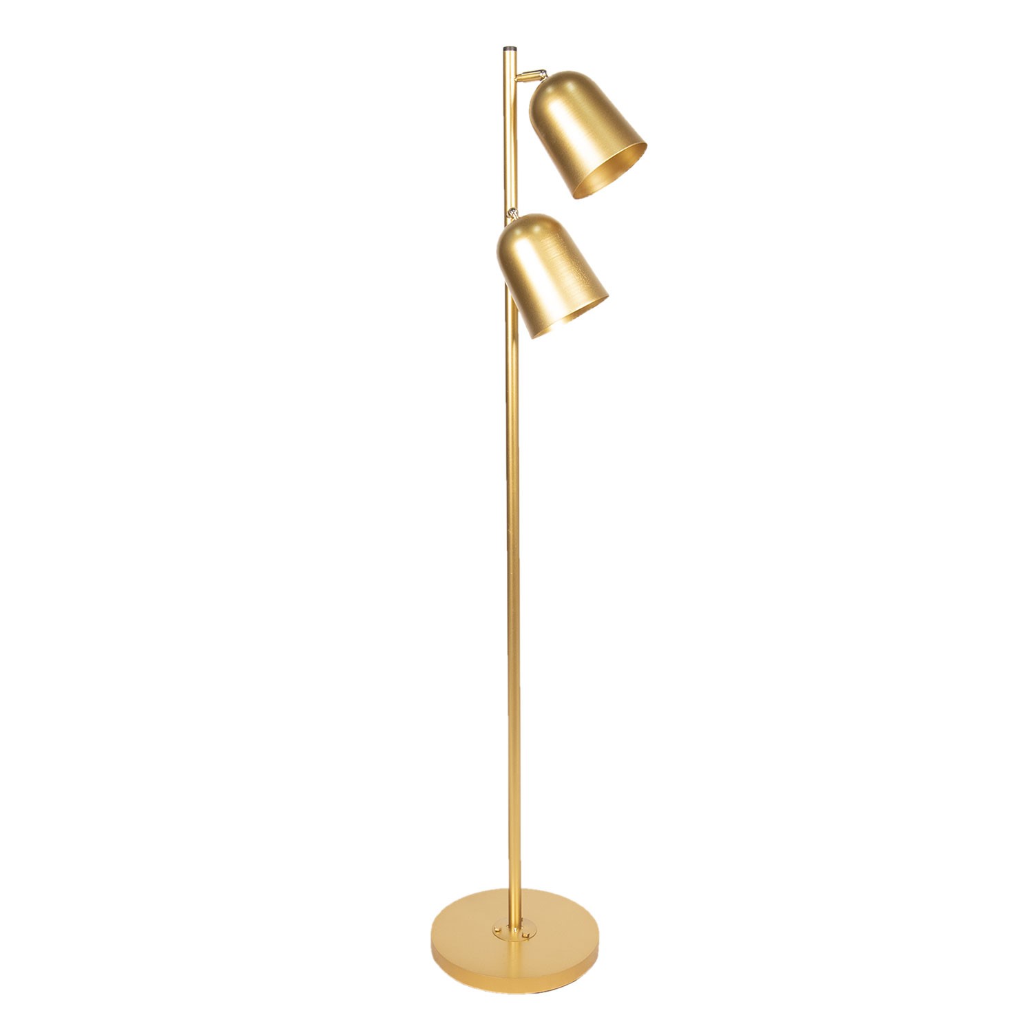 Zlatá stojací lampa - 26*39*130 cm