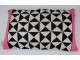 Černo-bílo- jahodový polštář Pyramid strawberry - 30*50cm Colmore by Diga