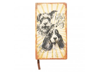 Zápisníček s pejsky Life is dog - 18*10*1 cm