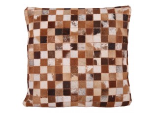 Kožený polštář s výplní Enrico 1 - 60*60 cm