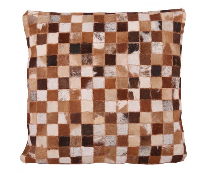 Kožený polštář s výplní Enrico 1 - 60*60 cm Collectione