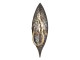 Nástěnné dekorace - Ještěrka na listě - 33*3*12 cm Clayre & Eef