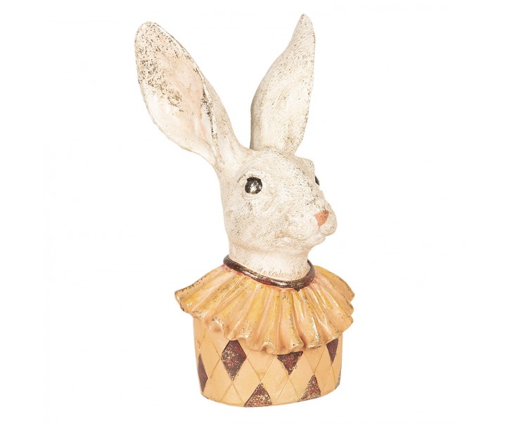 Busta králíka s patinou - 11*8*24 cm Clayre & Eef