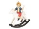Dekorace Pinocchio na houpacím koni - 26*8*29 cm Clayre & Eef