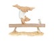 Dekorace Medvěd cvičící gymnastiku - 18*6*15 cm Clayre & Eef