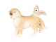 Dekorace Pes se sovou - 9*4*6 cm Clayre & Eef