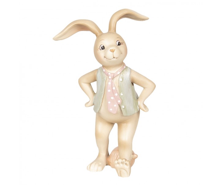 Dekorace králičí chlapec - 9*7*15 cm Clayre & Eef